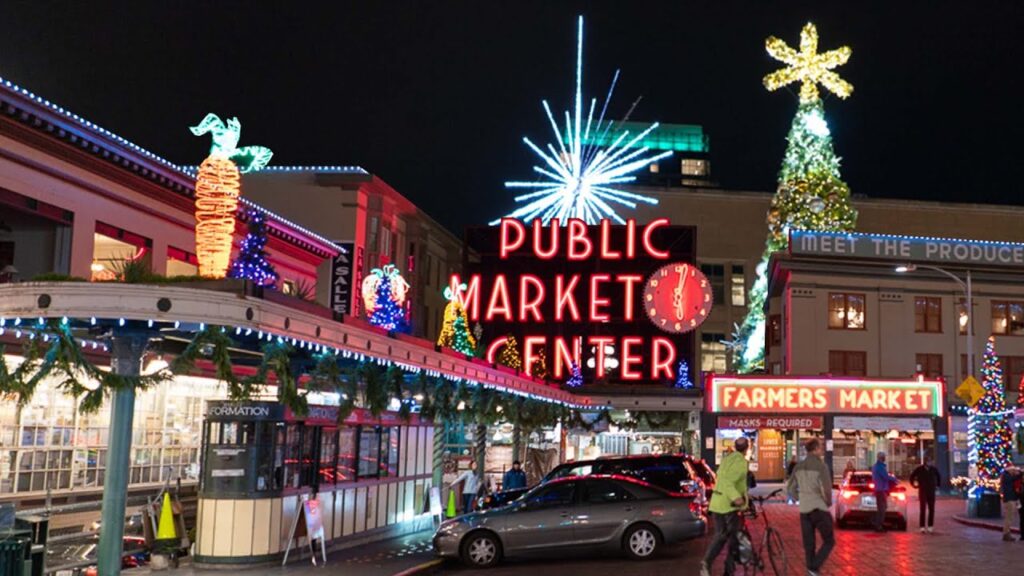 pike place market christmas decorations 2025