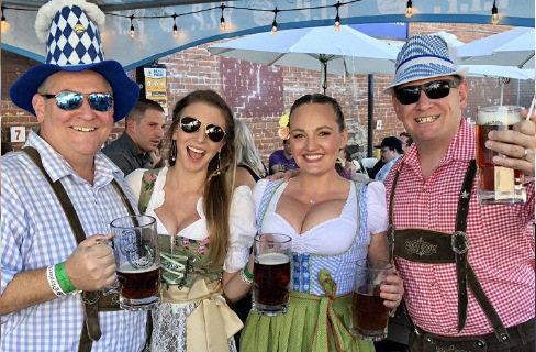 Ounces Taproom West Seattle Oktoberfest 2025 beer garden
