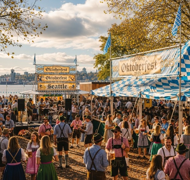 Traditional Bavarian food at Fremont Oktoberfest 2025
